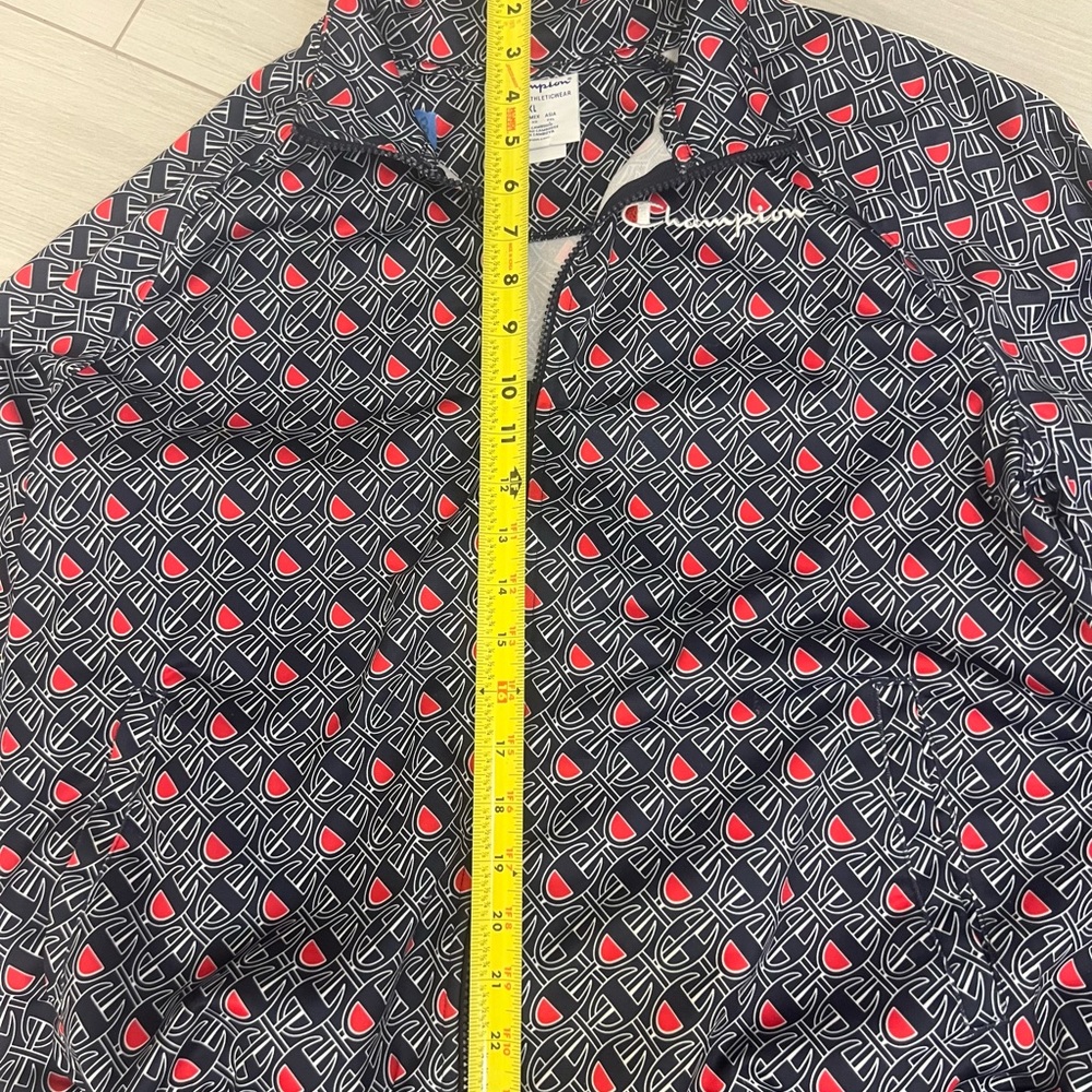 Champion Athleisure Tracksuit Set Navy Monogram‎ Logo Jacket Joggers Streetwear - Picture 10 of 12